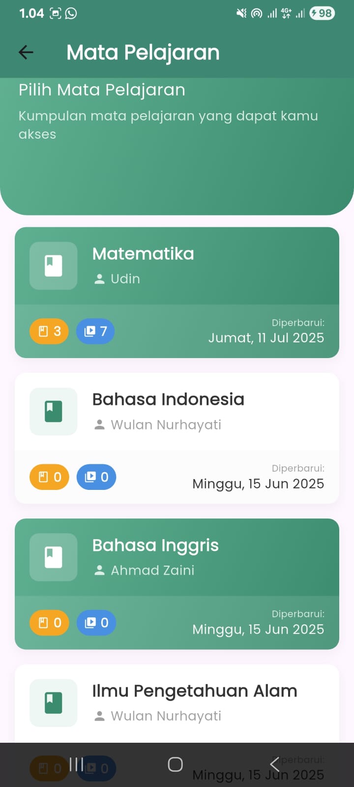 Mobile-Learning dengan Sistem Adaptive Learning Sekolah Dasar - 5