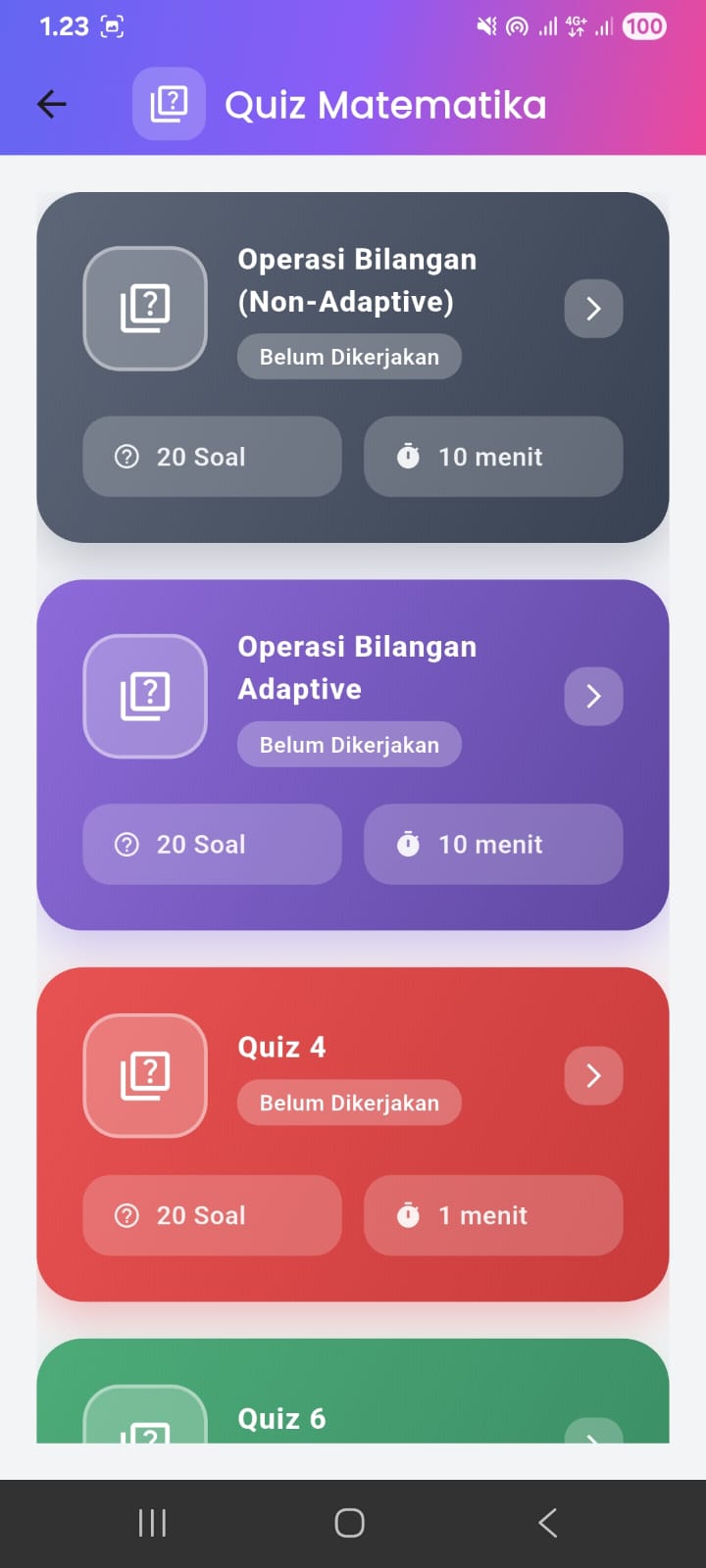 Mobile-Learning dengan Sistem Adaptive Learning Sekolah Dasar - 2