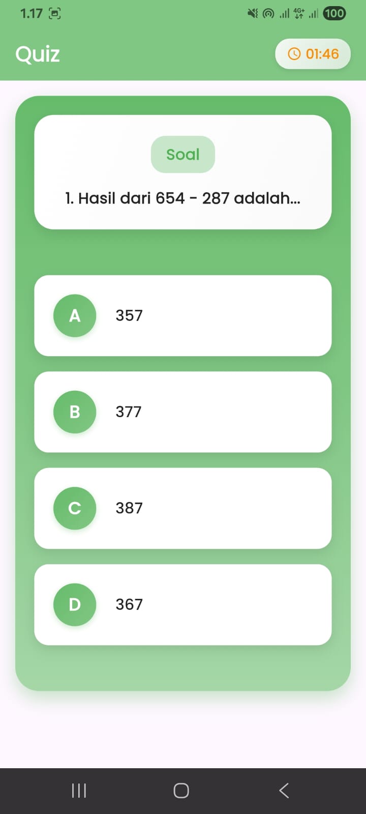 Mobile-Learning dengan Sistem Adaptive Learning Sekolah Dasar - 3
